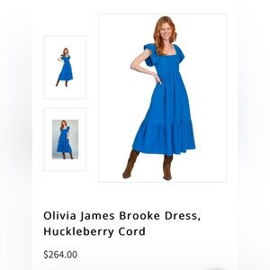 Olivia James Brooke Dress in Blue